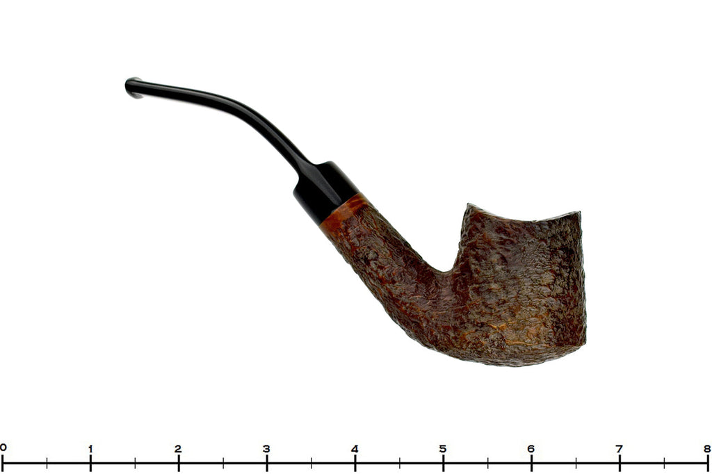 Mehaffey 1/2 Bent Rusticated Volcano Estate Pipe
