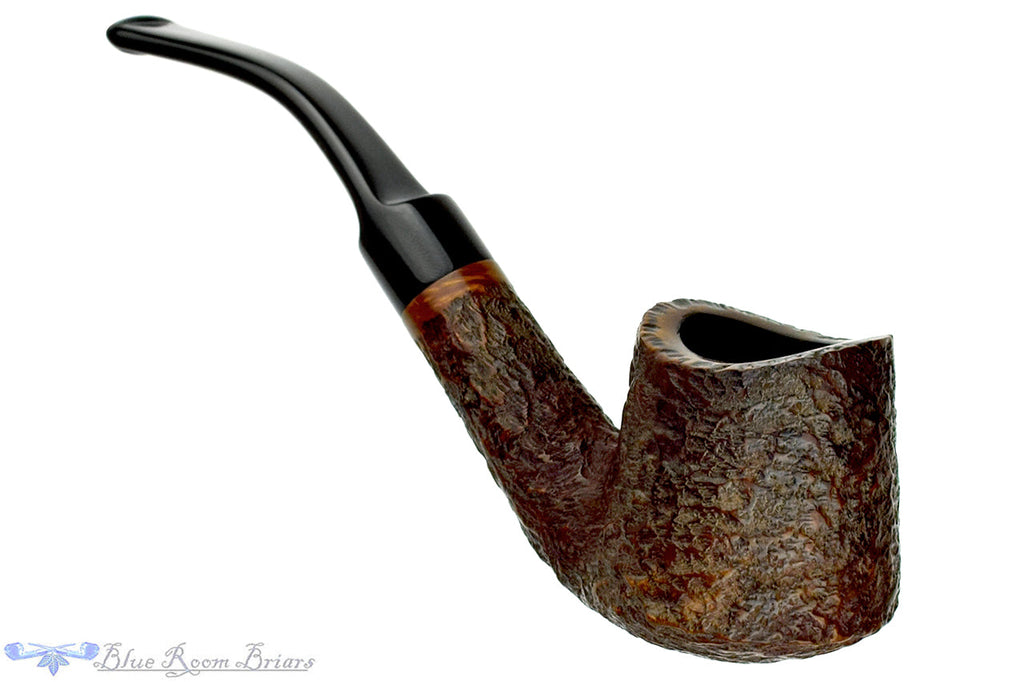 Mehaffey 1/2 Bent Rusticated Volcano Estate Pipe