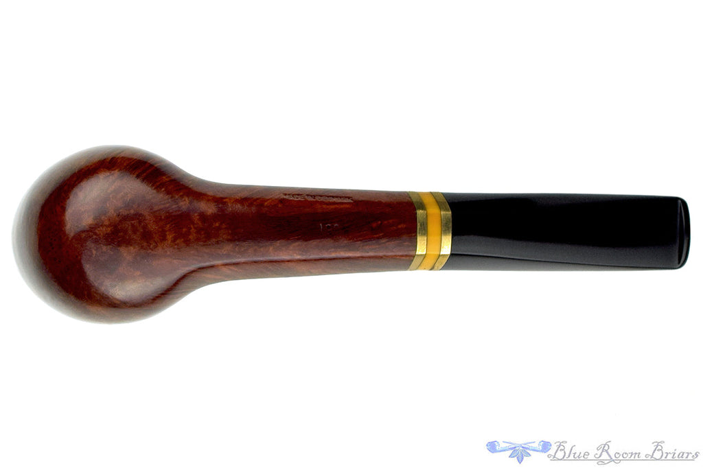 Stanwell Maron 190 Billiard Sitter with Brass and Acrylic Estate Pipe