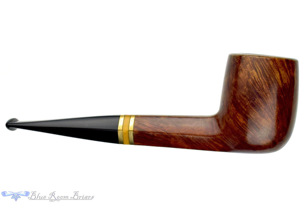Stanwell Maron 190 Billiard Sitter with Brass and Acrylic Estate Pipe