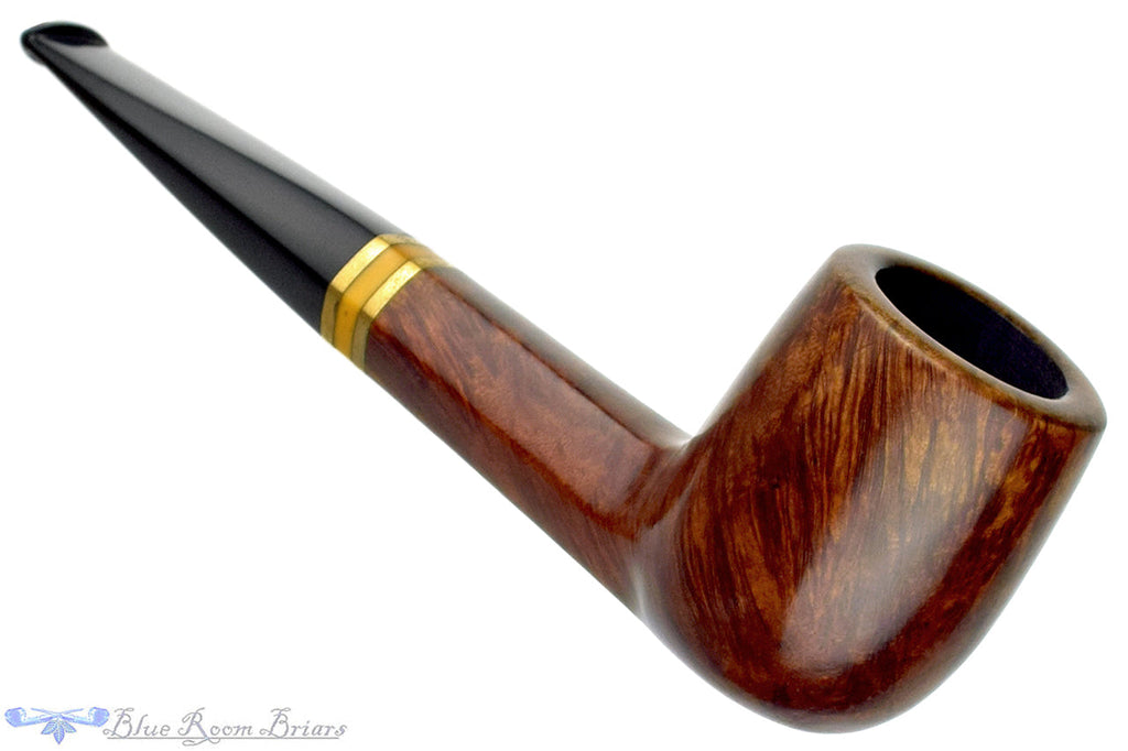 Stanwell Maron 190 Billiard Sitter with Brass and Acrylic Estate Pipe