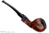 Blue Room Briars is proud to present this Daniel Mustran Pipe Sandblast Canted Apple with Laminated Wood