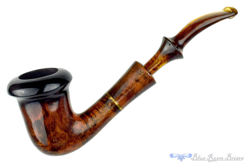 Peterson Tankard Rusticated Poker with Nickel and P-Lip Estate Pipe