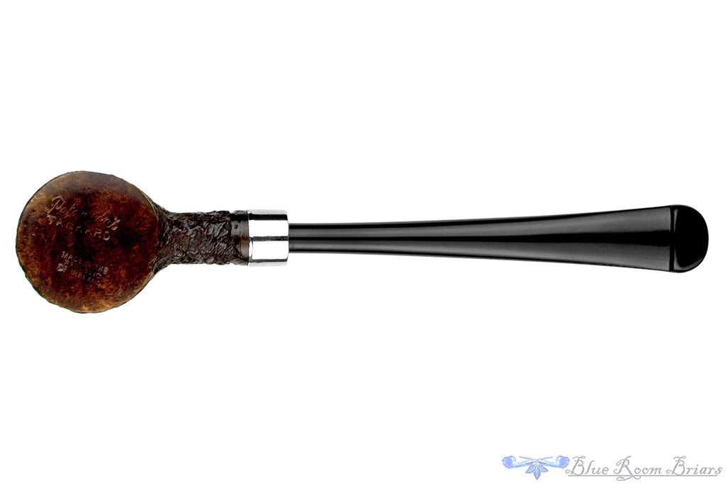 Blue Room Briars is proud to present this Peterson Tankard Rusticated Poker with Nickel and P-Lip Estate Pipe