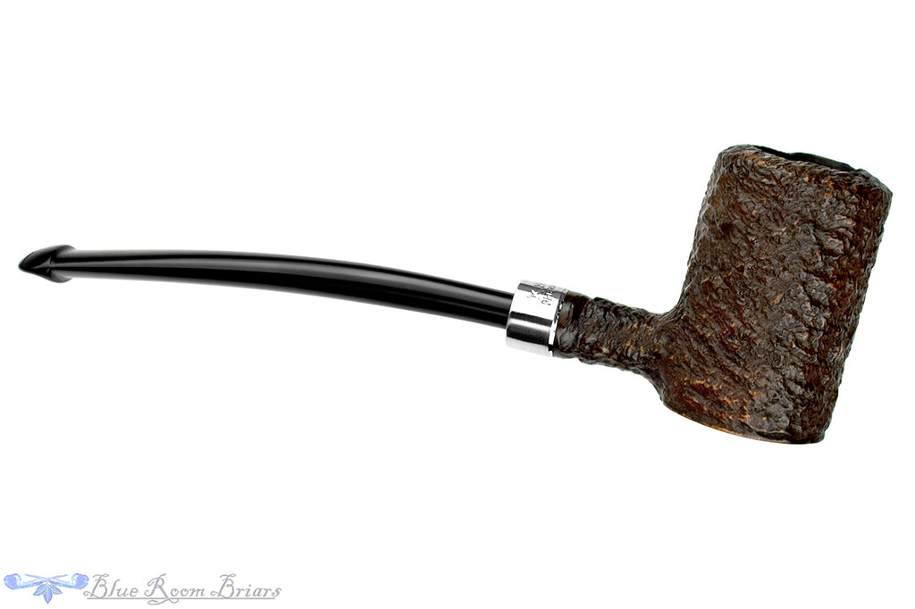 Blue Room Briars is proud to present this Peterson Tankard Rusticated Poker with Nickel and P-Lip Estate Pipe