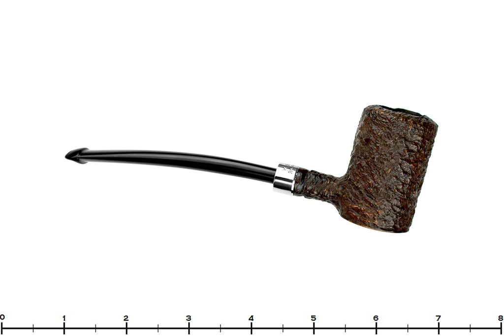 Blue Room Briars is proud to present this Peterson Tankard Rusticated Poker with Nickel and P-Lip Estate Pipe