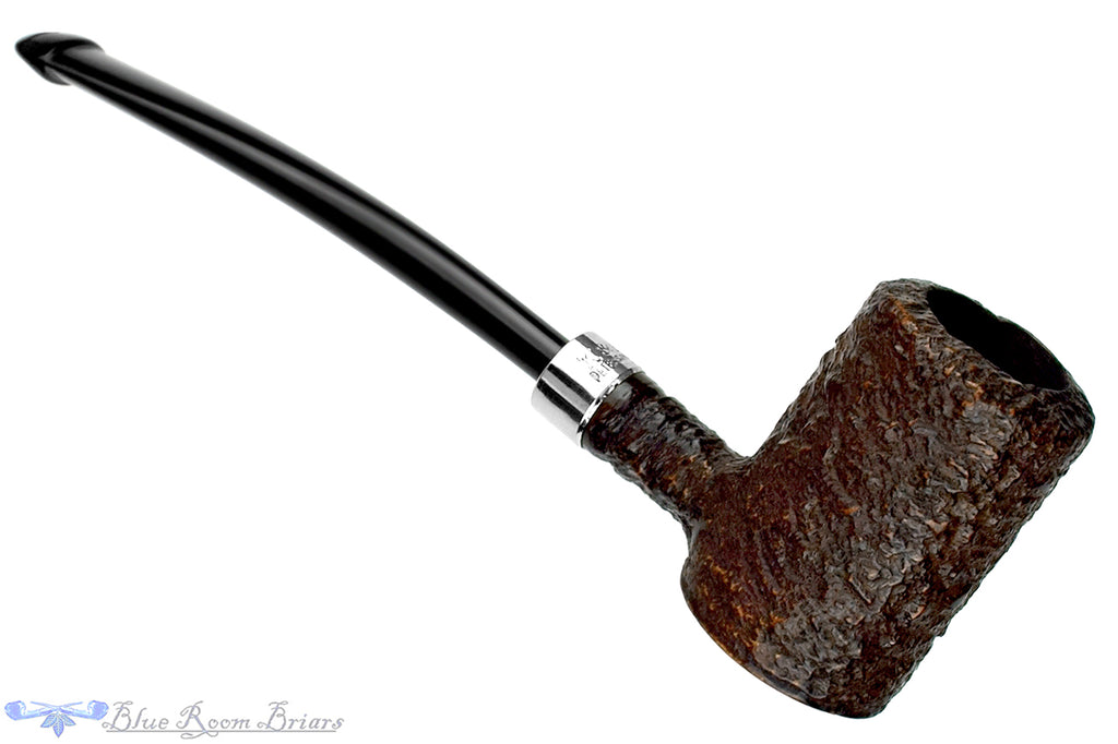 Blue Room Briars is proud to present this Peterson Tankard Rusticated Poker with Nickel and P-Lip Estate Pipe