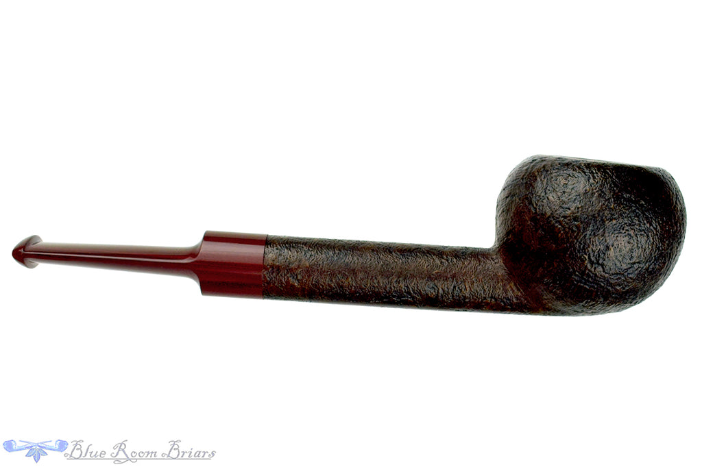 Blue Room Briars is proud to present this H Pipes by Aiden Hesslewood Sandblast Long Shank Tomato with Cumberland