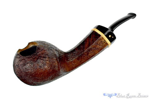 H Pipes by Aiden Hesslewood Sandblast Long Shank Tomato with Cumberland