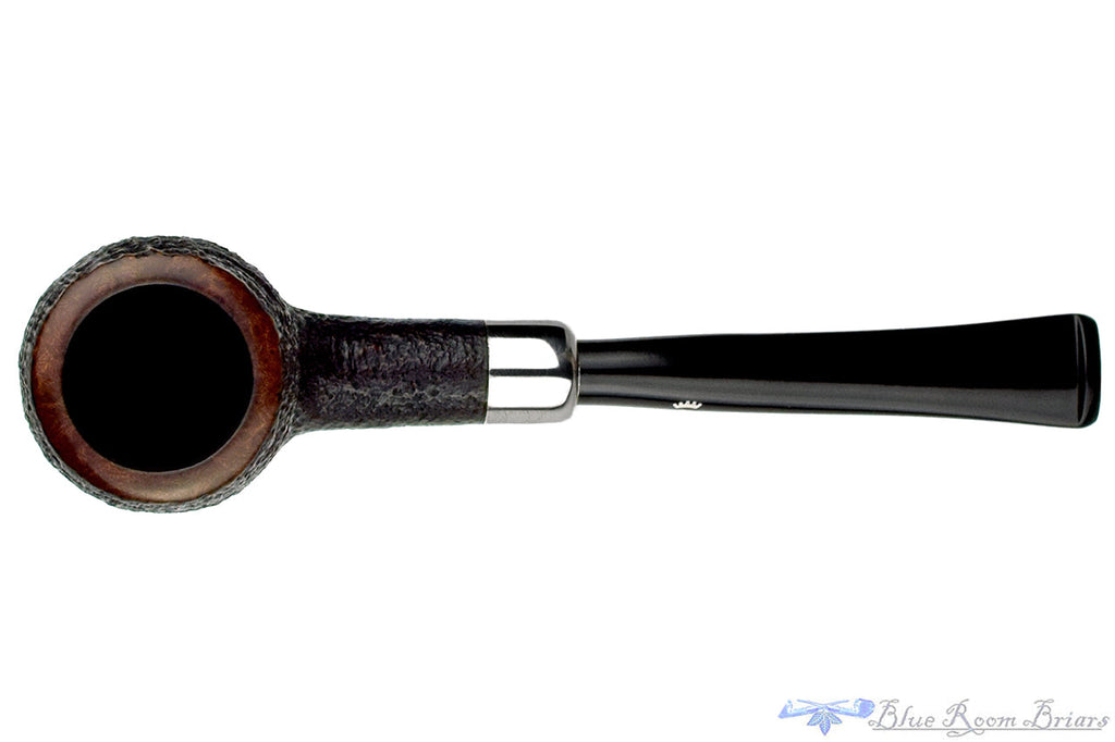Blue Room Briars is proud to present this Stanwell NR.22 Sandblast Apple with Silver Estate Pipe
