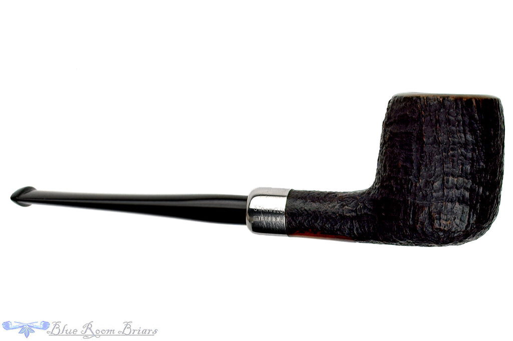 Blue Room Briars is proud to present this Stanwell NR.22 Sandblast Apple with Silver Estate Pipe