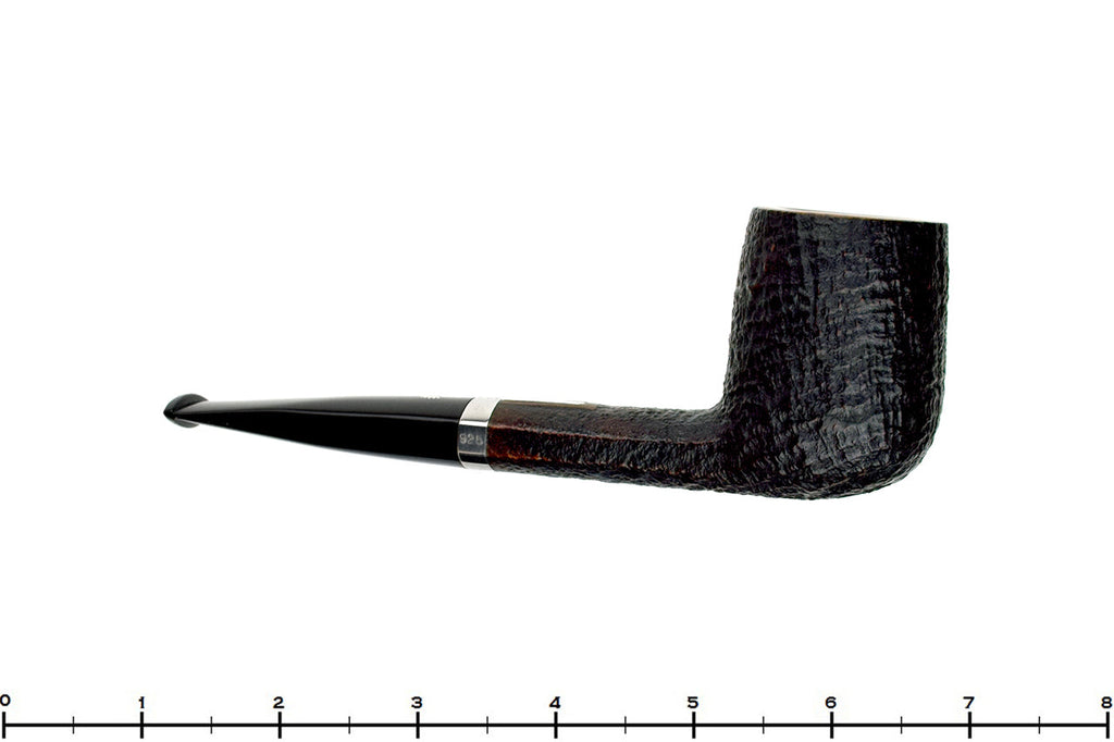 Blue Room Briars is proud to present this Stanwell Sandblast Billiard with Silver Estate Pipe