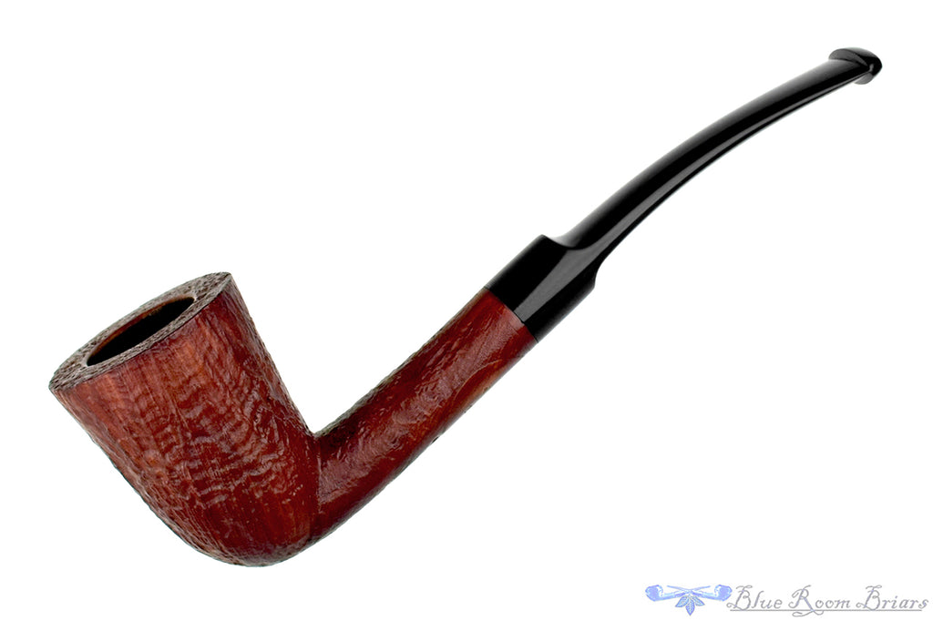 Blue Room Briars is proud to present this Blue Room Briars Pipe 2423 Bent Sandblast Dublin