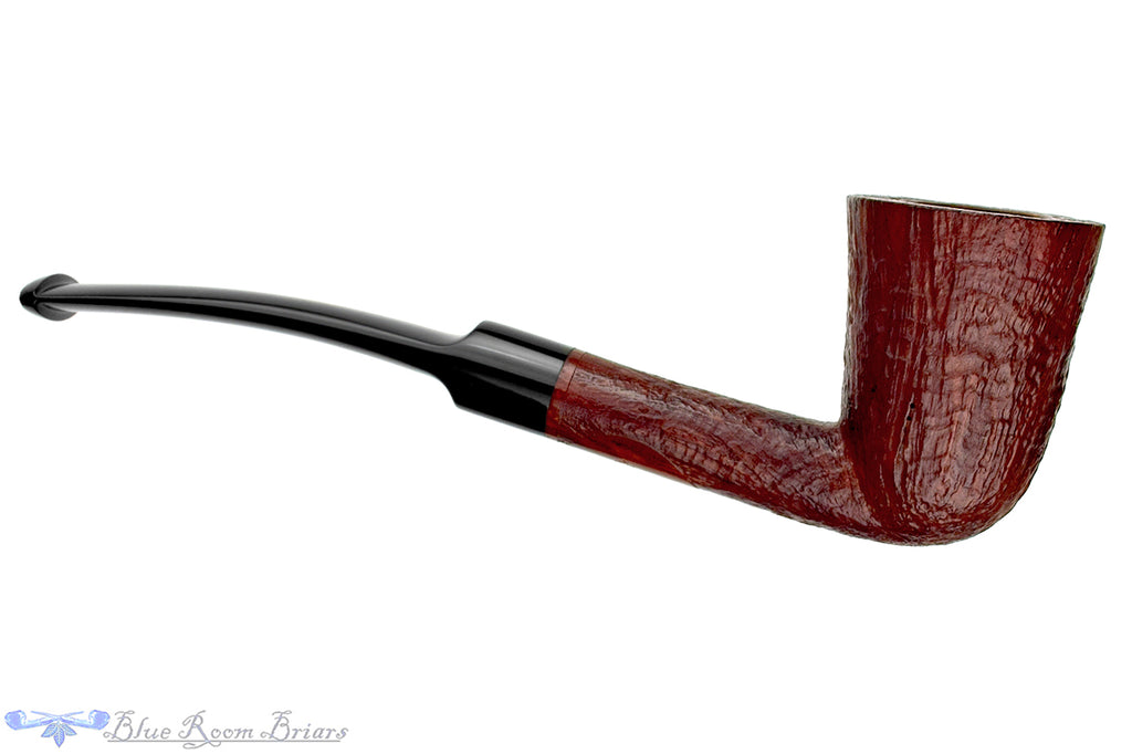 Blue Room Briars is proud to present this Blue Room Briars Pipe 2423 Bent Sandblast Dublin