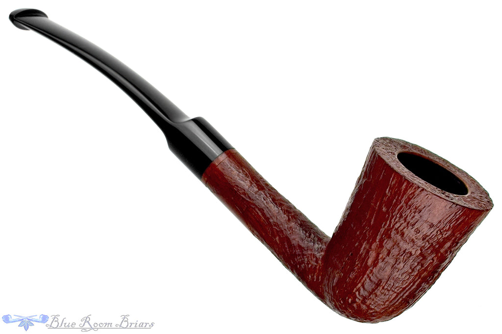 Blue Room Briars is proud to present this Blue Room Briars Pipe 2423 Bent Sandblast Dublin