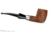 Blue Room Briars is proud to present this Savinelli Dry System 2101 Rusticated Billiard (6mm Filter) with Nickel Estate Pipe with Replacement Stem
