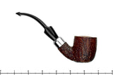 Blue Room Briars is proud to present this Savinelli Dry System 2622 Bent Rusticated Pot (6mm Filter) with Nickel Estate Pipe
