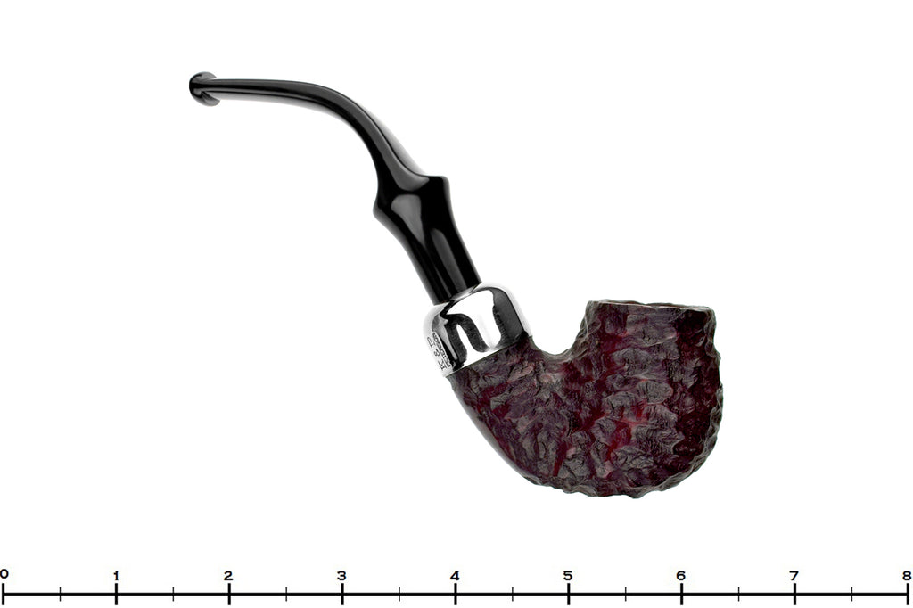 Blue Room Briars is proud to present this Peterson System Standard 314 Bent Rusticated Billiard with Nickel Estate Pipe