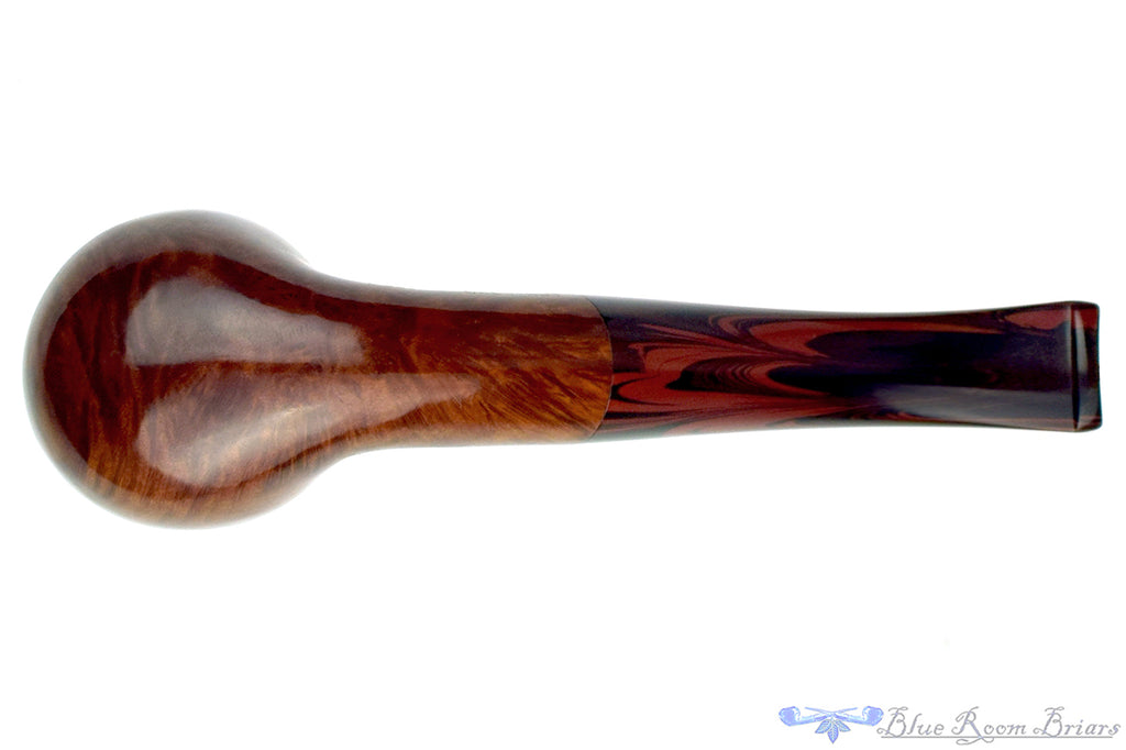 Blue Room Briars is proud to present this Dunhill Chestnut 41083 (1982 Make) Group 4 Bent Rhodesian with Cumberland Brindle Estate Pipe