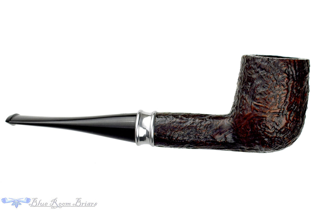 Blue Room Briars is proud to present this Parker Super Briar Bark 95 Billiard with Nickel Estate Pipe