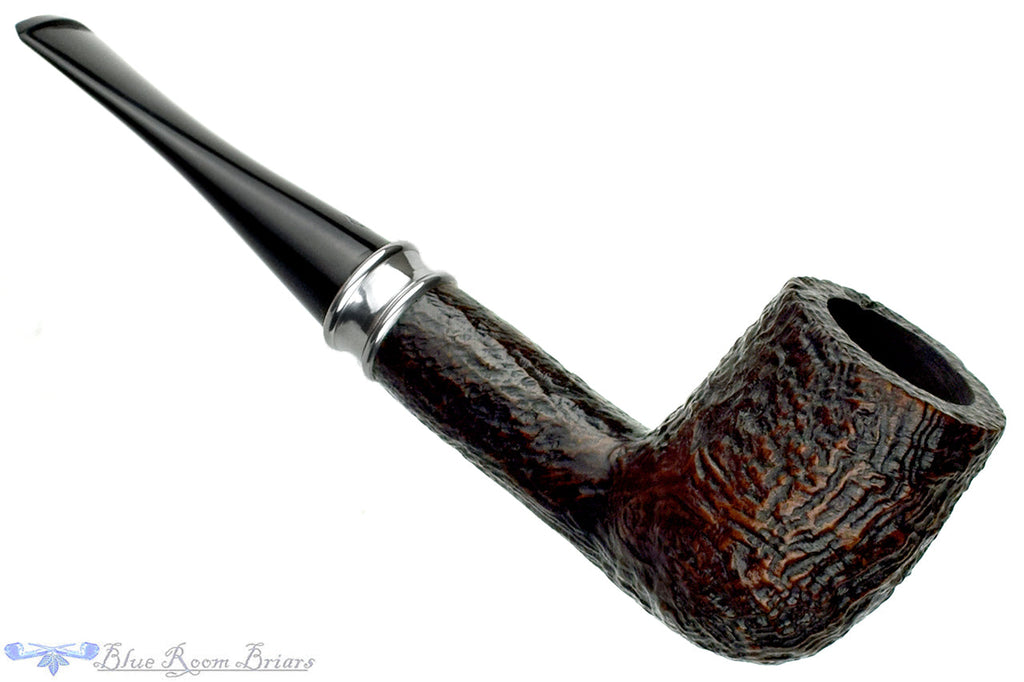Blue Room Briars is proud to present this Parker Super Briar Bark 95 Billiard with Nickel Estate Pipe