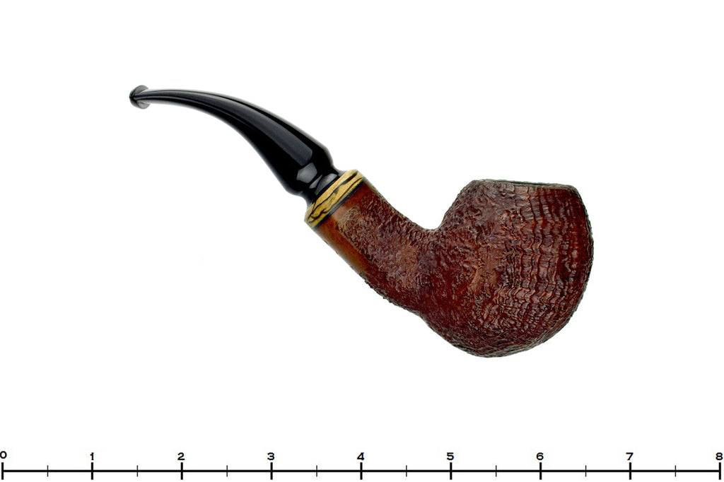 Blue Room Briars is proud to present this Mark Tinsky American Blast GKCPC 2010 Pipe of the Year Bent Egg with Olivewood Estate Pipe