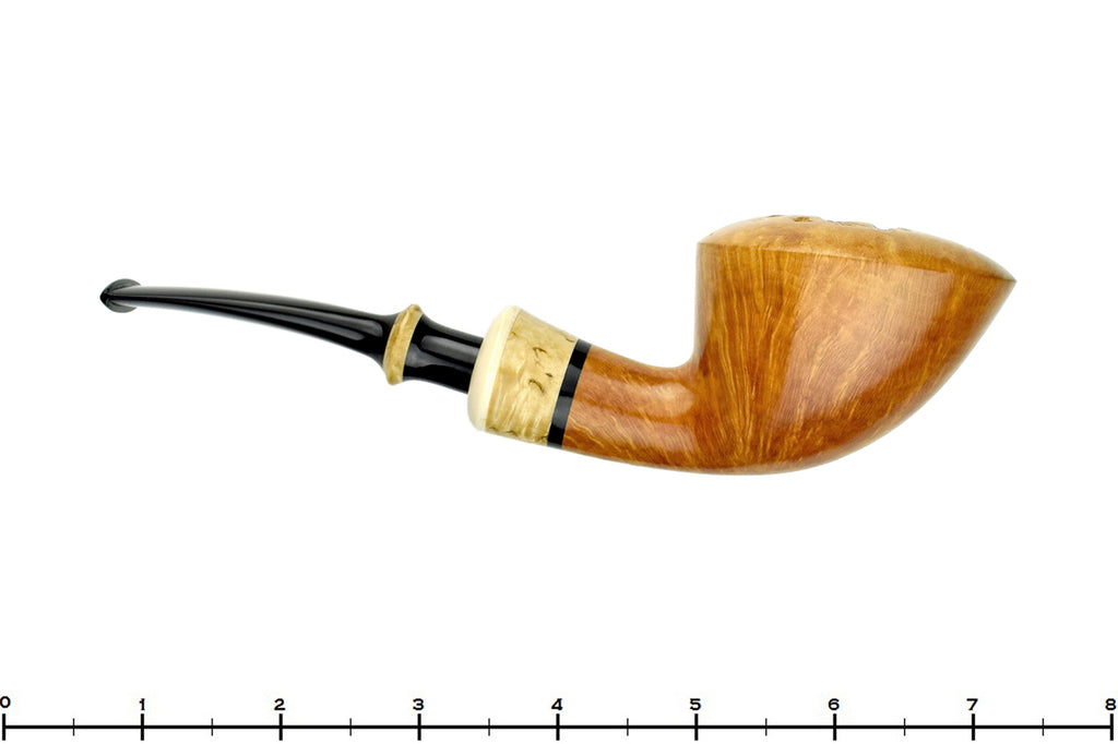 Joseph Skoda Pipe Bent Dublin with Masur Birch and Ivorite