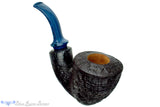 Blue Room Briars is proud to present this Jason Patrick Pipe Bent Sandblast Dublin with Whale Spine and Brindle