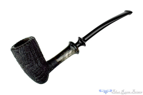 Yorgos Mitakidis Pipe 3422 Bent Black Blast Mini LC Billiard