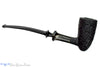 Blue Room Briars is proud to present this Yorgos Mitakidis Pipe 6823 Bent Sandblast Strawberry Wood Acorn with Horn Ferrule
