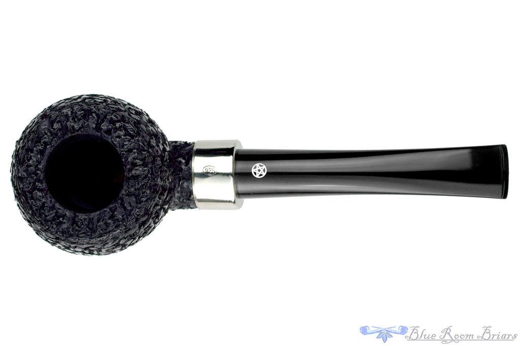 Blue Room Briars is proud to present this Glenn Tinsky Coral (2022 Make) Bent Tomato with Silver UNSMOKED Estate Pipe