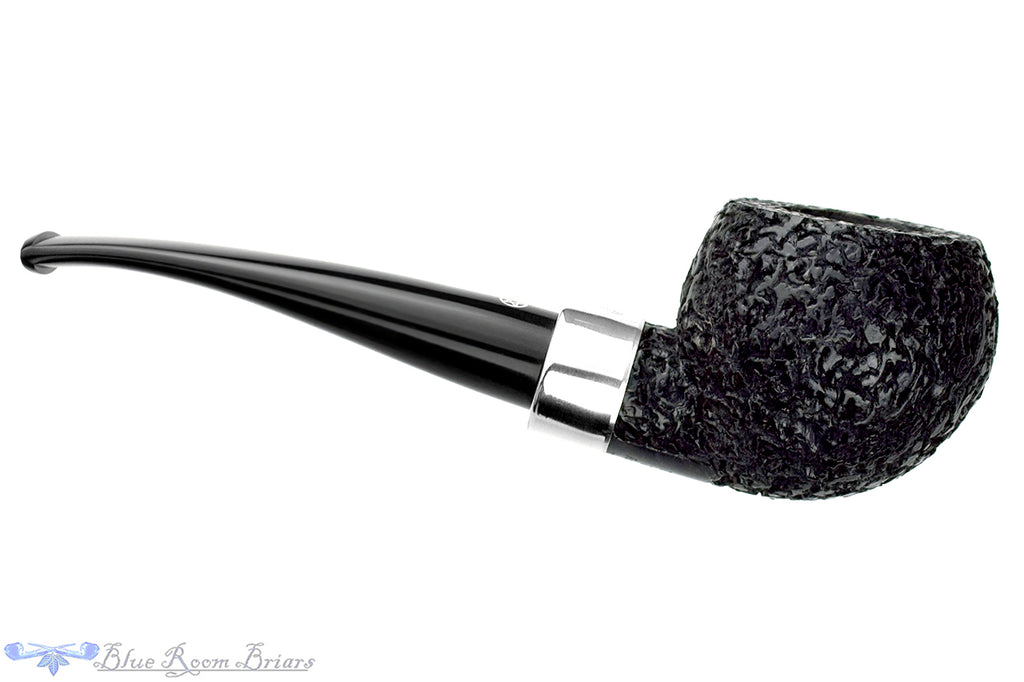 Blue Room Briars is proud to present this Glenn Tinsky Coral (2022 Make) Bent Tomato with Silver UNSMOKED Estate Pipe