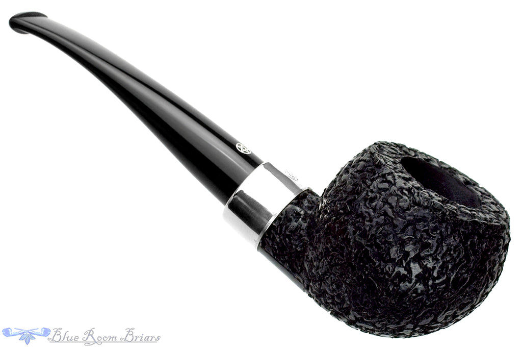 Blue Room Briars is proud to present this Glenn Tinsky Coral (2022 Make) Bent Tomato with Silver UNSMOKED Estate Pipe