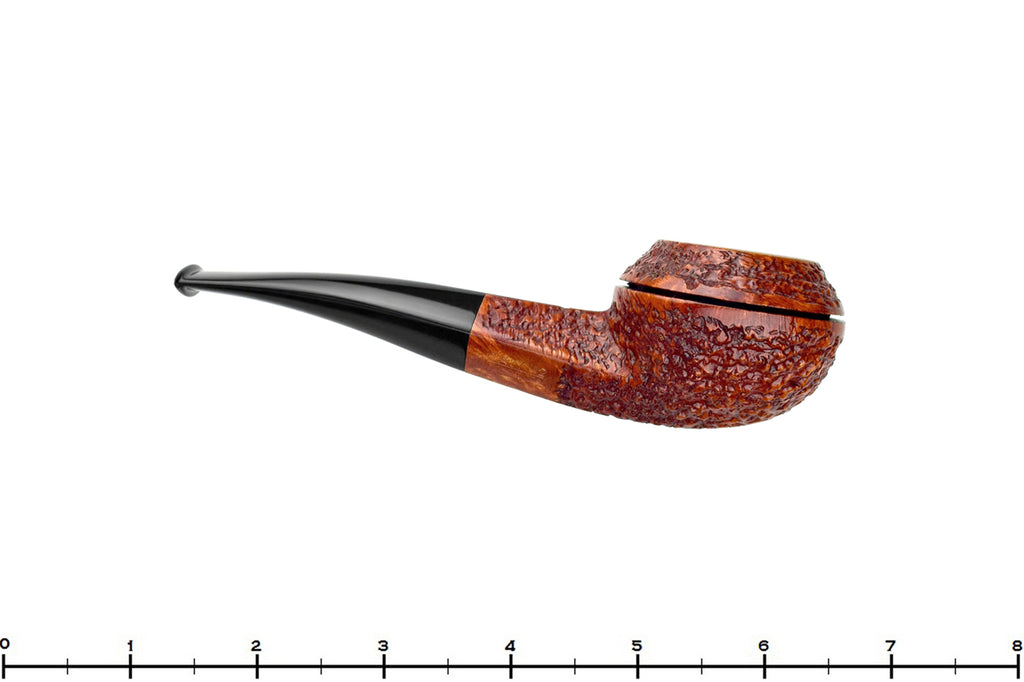 Blue Room Briars is proud to present this Radice Rind Bent Carved Bulldog Estate Pipe