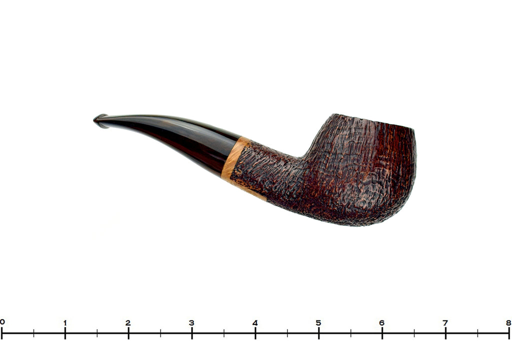 Blue Room Briars is proud to present this Il Ceppo Bent Sandblast Apple UNSMOKED Estate Pipe