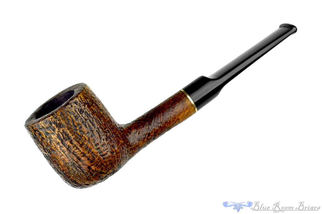 Blue Room Briars is proud to present this Stanwell DM (2006 Make) Contrast Blast Pot with Brass Estate Pipe