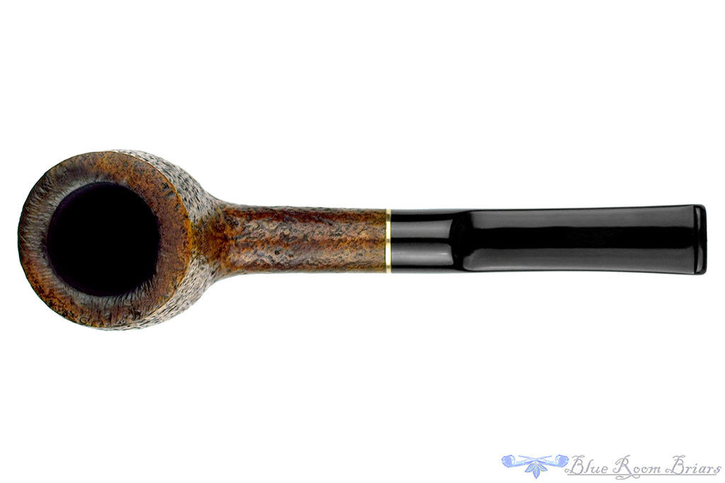 Blue Room Briars is proud to present this Stanwell DM (2006 Make) Contrast Blast Pot with Brass Estate Pipe