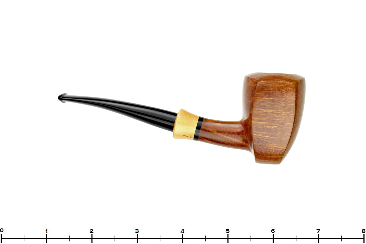 Brian Madsen Bent Elephant's Foot with Boxwood UNSMOKED Estate Pipe Blue Room Briars