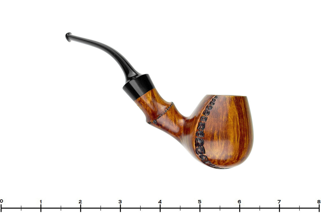 Blue Room Briars is proud to present this C. Kent Joyce Pipe Bent Partial Rusticated Asymmetric Egg