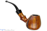 Blue Room Briars is proud to present this C. Kent Joyce Pipe Bent Partial Rusticated Asymmetric Egg