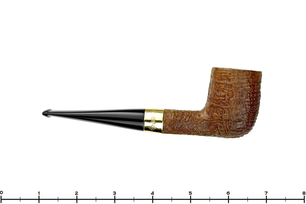 Blue Room Briars is proud to present this Dunhill Tanshell 4103 (2002 Make) Sandblast Billiard Sitter with Gold Estate Pipe