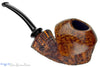 Blue Room Briars is proud to present this David Huber Pipe Nepenthe's Slipper Bent High-Contrast Partial Sandblast Sitter