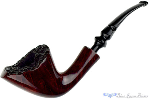 Brian Madsen Bent Elephant's Foot with Boxwood UNSMOKED Estate Pipe