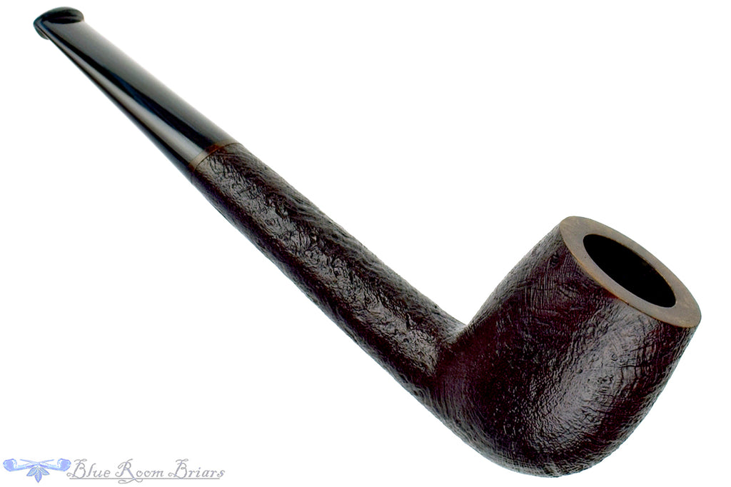 Blue Room Briars is proud to present this Sean Reum Pipe Sandblast Oval Shank with Denim Billiard