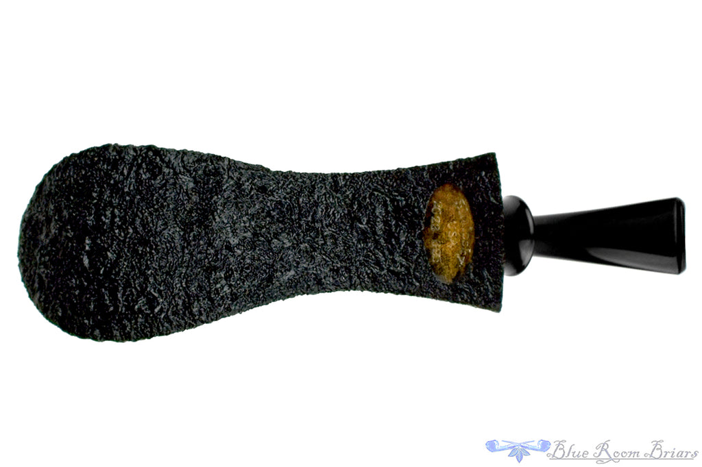 Blue Room Briars is proud to present this Bill Shalosky Pipe 695 Bent Two-Tone Sandblast Volcano