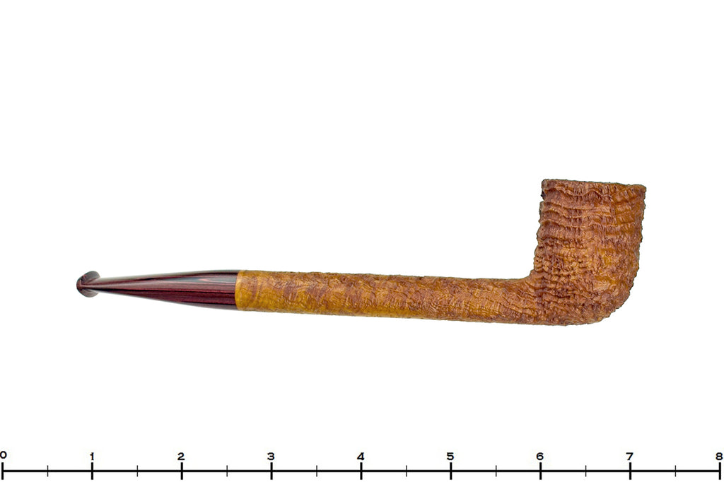 Blue Room Briars is proud to present this Bill Shalosky Pipe 697 Tan Blast Liverpool with Brindle