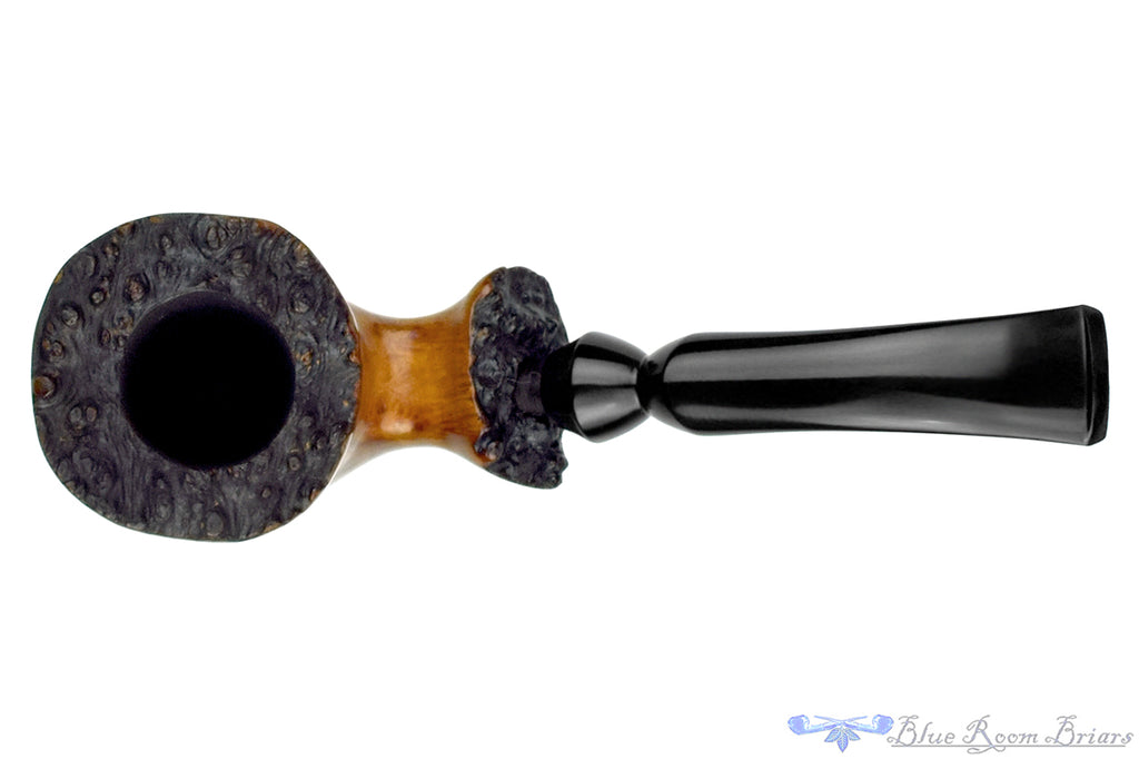 Blue Room Briars is proud to present this Gray Mountain 147 Bent Freehand with Plateaux Estate Pipe with Replacement Stem