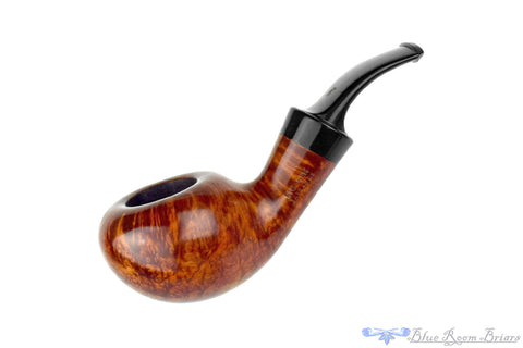 Jan Pietenpauw Bent Sandblast Freehand with Plateaux and Brindle with Military Mount Estate Pipe