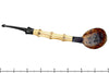 Blue Room Briars is proud to present this Jared Coles Pipe Sandblast Blowfish with Bamboo and Plateau