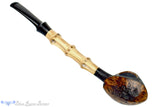 Blue Room Briars is proud to present this Jared Coles Pipe Sandblast Blowfish with Bamboo and Plateau